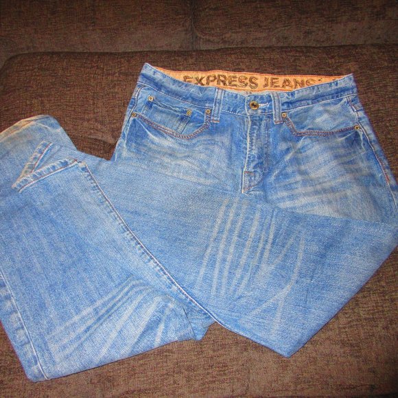 loose fit boot cut jeans